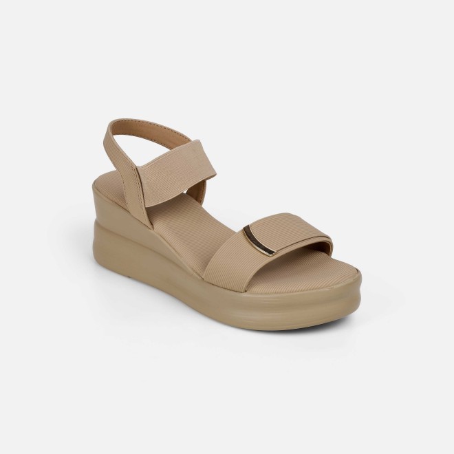 Mochi Women Tan Casual Sandals (SKU: 33-801285-23-36)