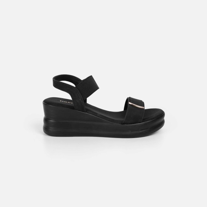 Mochi Women Black Casual Sandals (SKU: 33-801285-11-36)