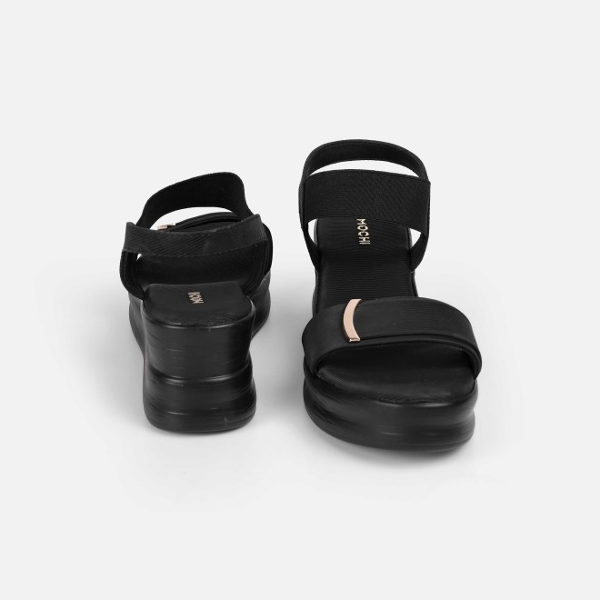 Mochi Women Black Casual Sandals (SKU: 33-801285-11-36)