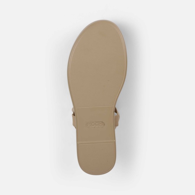 Mochi Women Tan Casual Sandals (SKU: 33-801285-23-36)