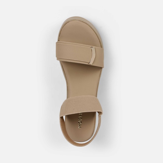 Mochi Women Tan Casual Sandals (SKU: 33-801285-23-36)