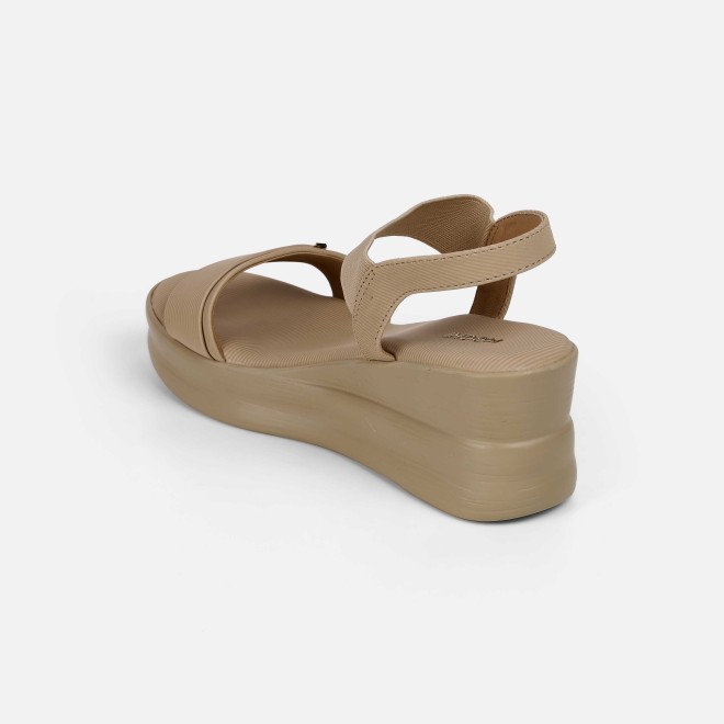 Mochi Women Tan Casual Sandals (SKU: 33-801285-23-36)