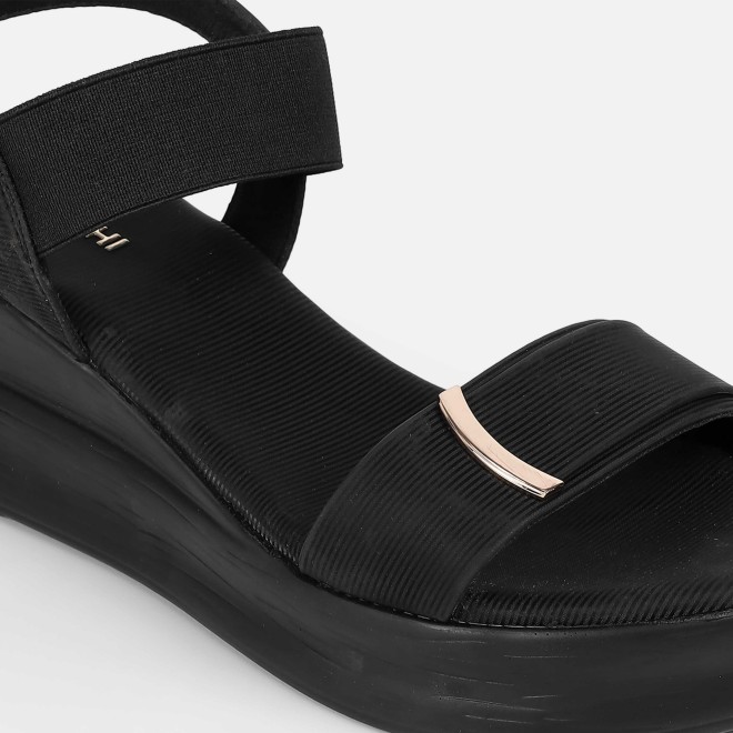 Mochi Women Black Casual Sandals (SKU: 33-801285-11-36)
