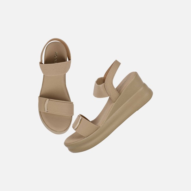 Mochi Women Tan Casual Sandals (SKU: 33-801285-23-36)