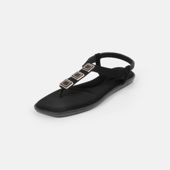 Mochi Women Black Casual Sandals (SKU: 33-801286-11-36)