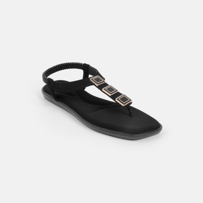 Mochi Women Black Casual Sandals (SKU: 33-801286-11-36)