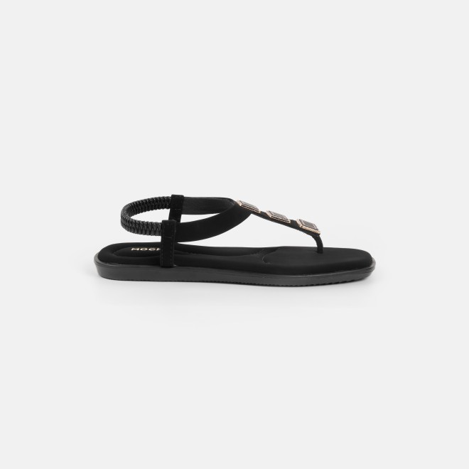 Mochi Women Black Casual Sandals (SKU: 33-801286-11-36)