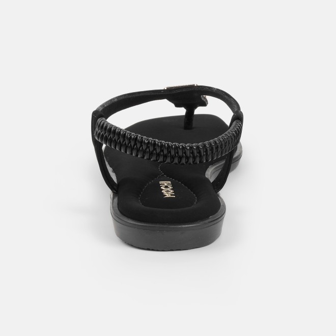 Mochi Women Black Casual Sandals (SKU: 33-801286-11-36)