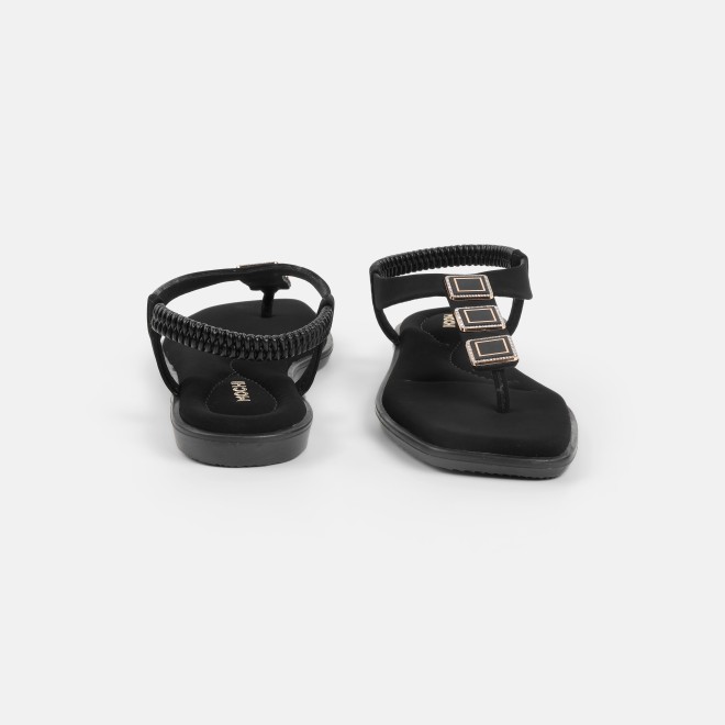 Mochi Women Black Casual Sandals (SKU: 33-801286-11-36)