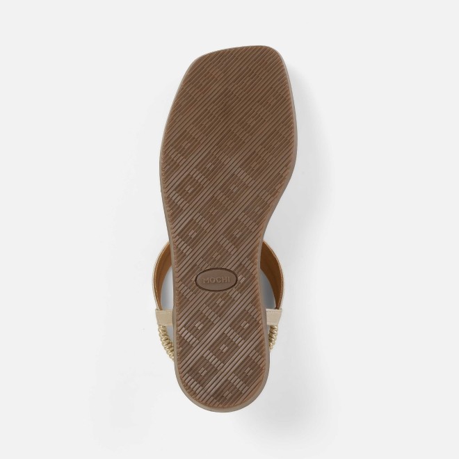 Mochi Women Beige Casual Sandals (SKU: 33-801286-20-36)
