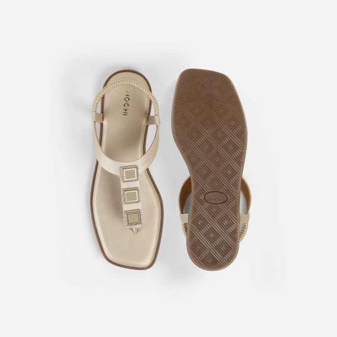 Mochi Women Beige Casual Sandals (SKU: 33-801286-20-36)
