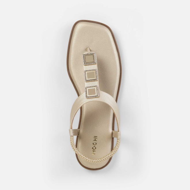 Mochi Women Beige Casual Sandals (SKU: 33-801286-20-36)