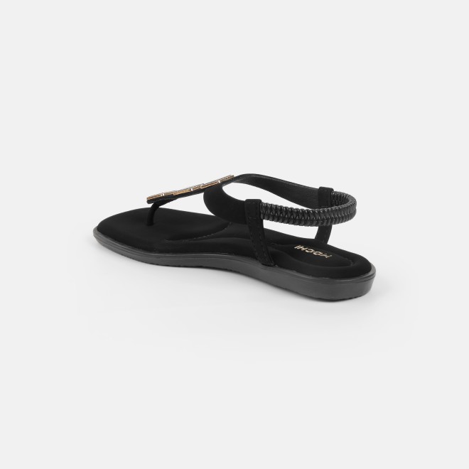 Mochi Women Black Casual Sandals (SKU: 33-801286-11-36)