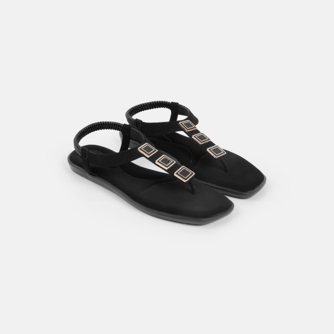 Mochi Women Black Casual Sandals (SKU: 33-801286-11-36)