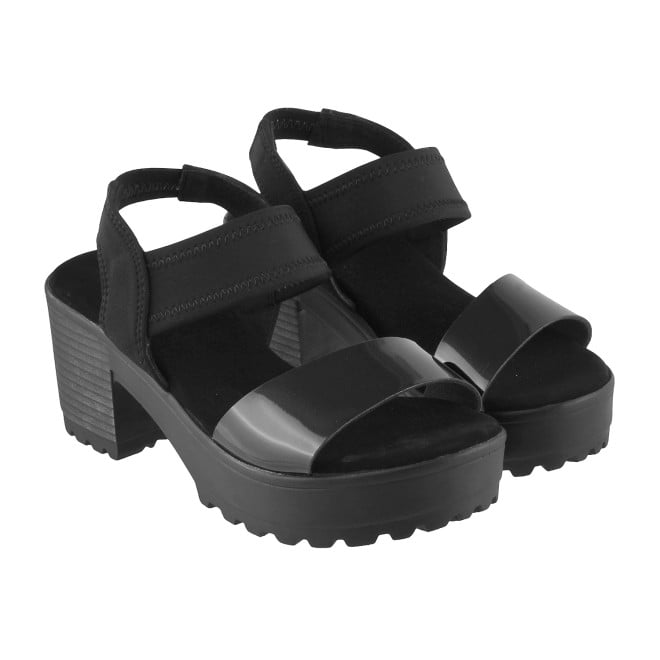 Mochi Women Black Casual Sandals (SKU: 33-809815-11-35)
