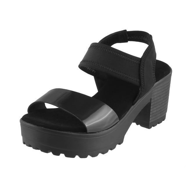 Mochi Women Black Casual Sandals (SKU: 33-809815-11-35)