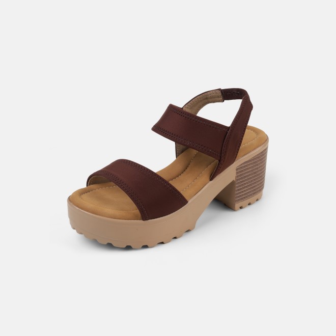 Mochi Women Brown Casual Sandals (SKU: 33-809815-12-36)