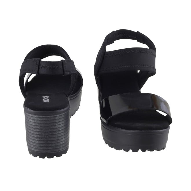 Mochi Women Black Casual Sandals (SKU: 33-809815-11-35)