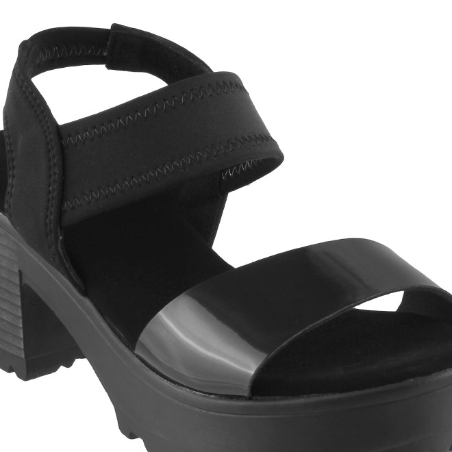 Mochi Women Black Casual Sandals (SKU: 33-809815-11-35)