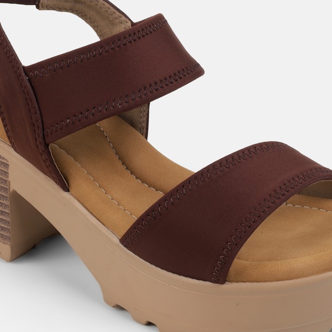 Mochi Women Brown Casual Sandals (SKU: 33-809815-12-36)