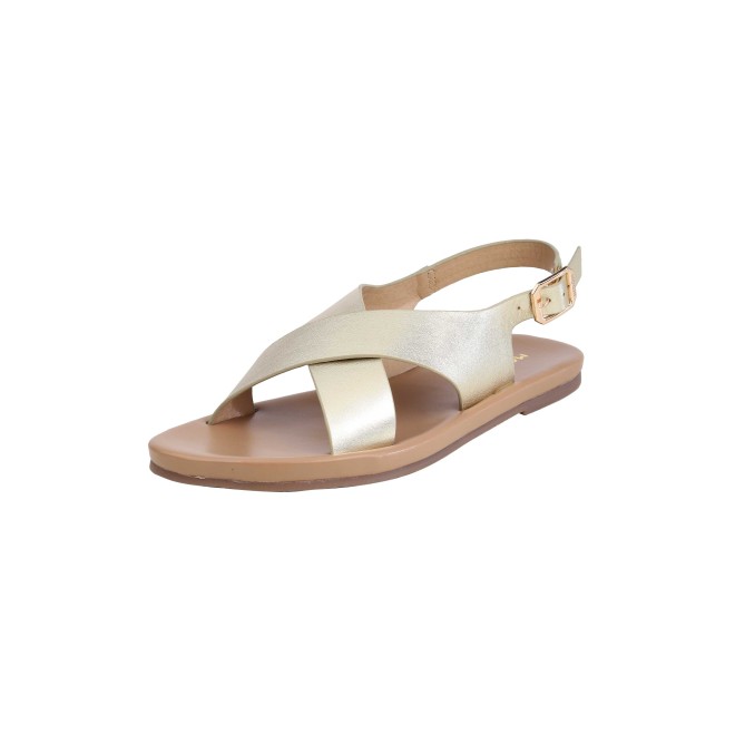 Mochi Women Gold Casual Sandals (SKU: 33-815-15-36)