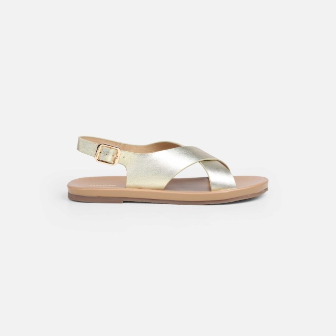 Mochi Women Gold Casual Sandals (SKU: 33-815-15-36)