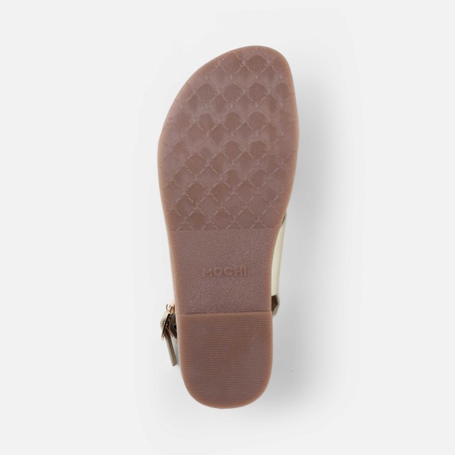 Mochi Women Gold Casual Sandals (SKU: 33-815-15-36)