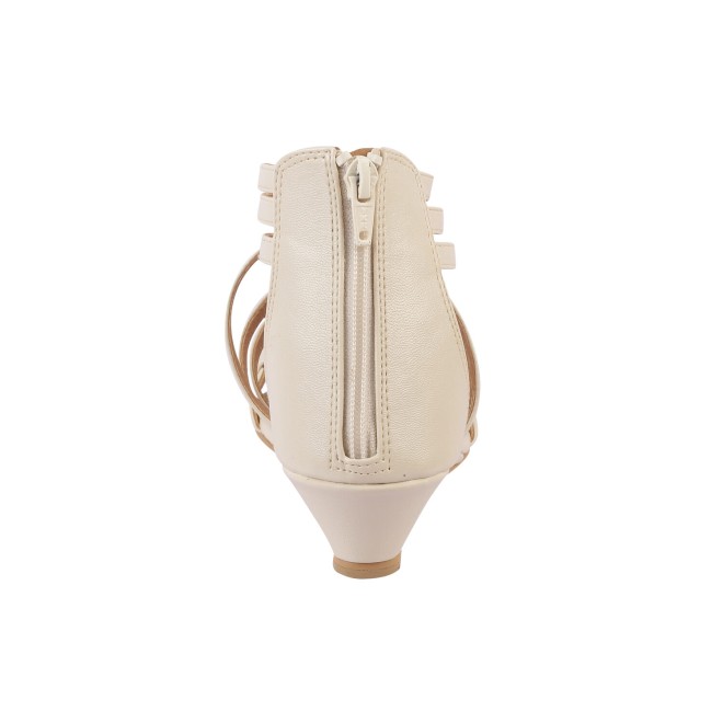 Mochi Women Beige Casual Sandals (SKU: 33-820-20-37)