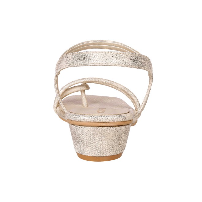 Mochi Women Gold Casual Sandals (SKU: 33-830-15-39)