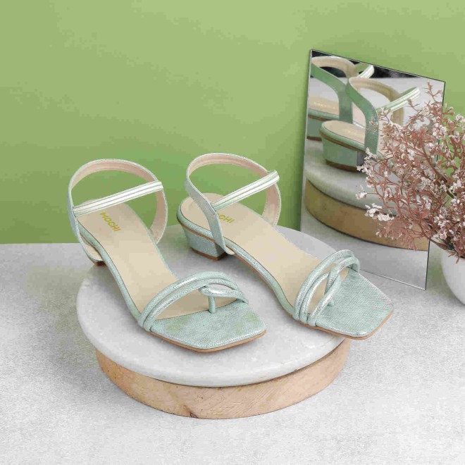 Mochi Women Green Casual Sandals (SKU: 33-830-60-37)