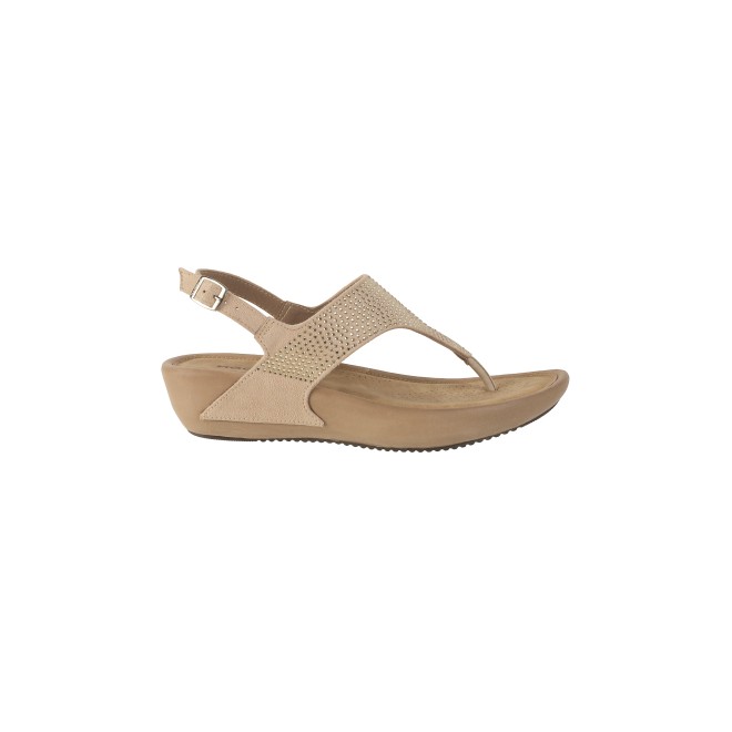 Mochi Women Beige Casual Sandals (SKU: 33-842-20-37)