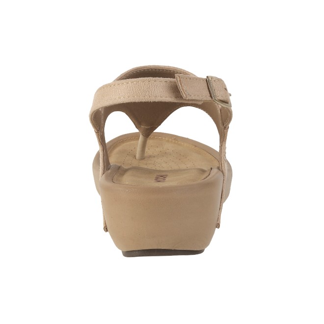 Mochi Women Beige Casual Sandals (SKU: 33-842-20-37)