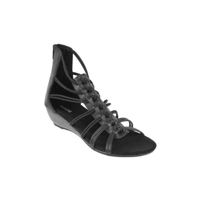 Mochi Women Black Casual Gladiators (SKU: 33-881-11-36)