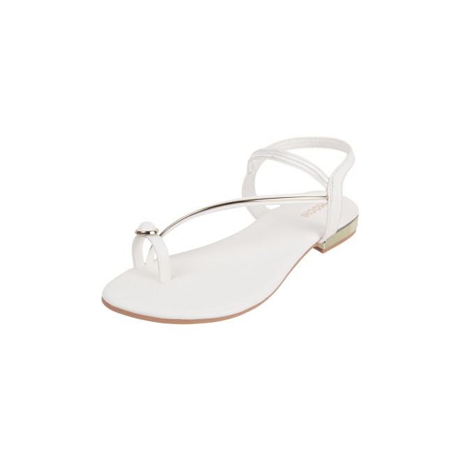 Mochi Women White Casual Sandals (SKU: 33-900251-16-36)