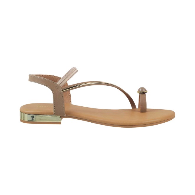 Mochi Women Khaki Casual Sandals (SKU: 33-900251-62-36)