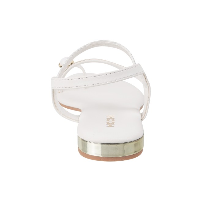 Mochi Women White Casual Sandals (SKU: 33-900251-16-36)