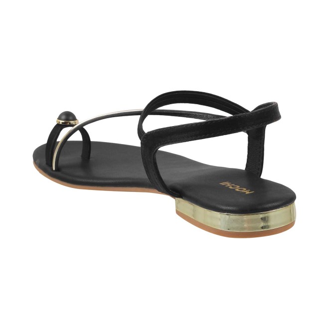 Mochi Women Black Casual Sandals (SKU: 33-900251-11-36)