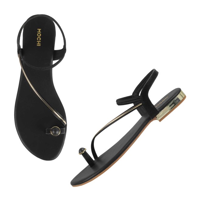 Mochi Women Black Casual Sandals (SKU: 33-900251-11-36)