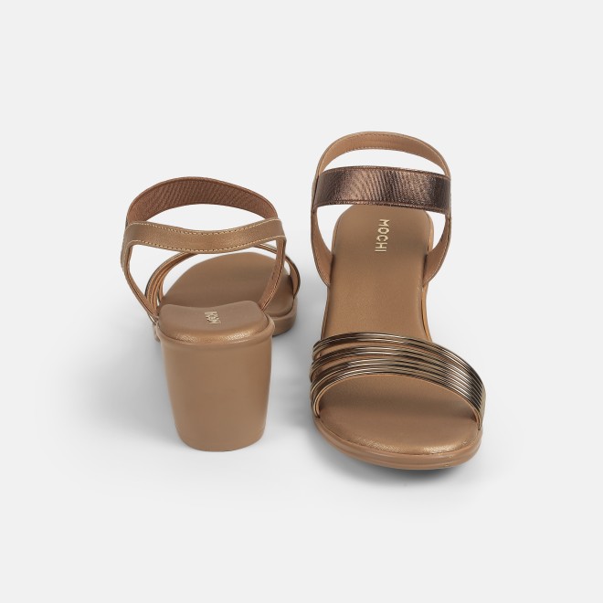 Mochi Women Antic-gold Casual Sandals (SKU: 33-901157-28-36)