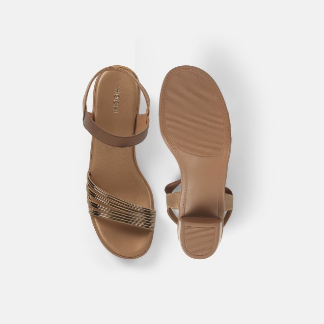 Mochi Women Antic-gold Casual Sandals (SKU: 33-901157-28-36)
