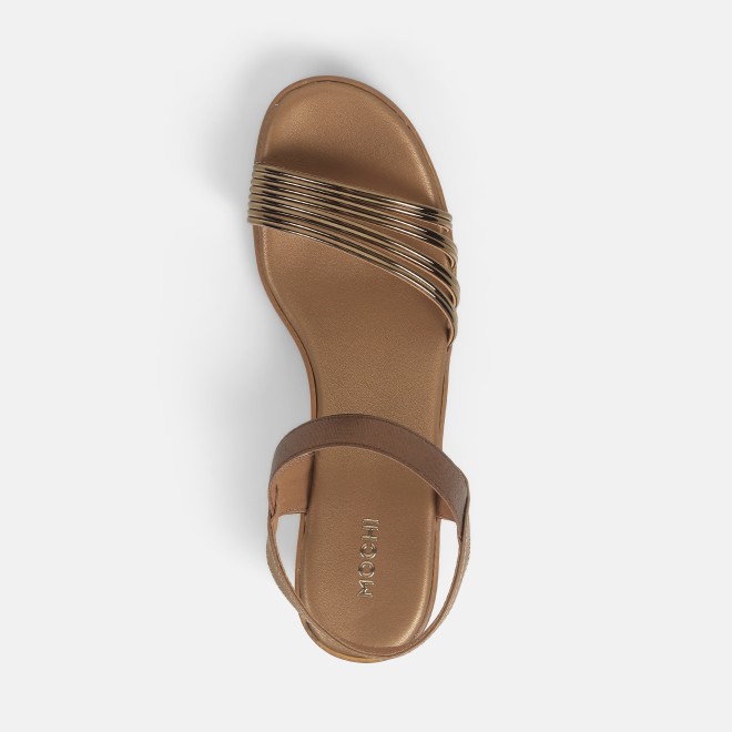 Mochi Women Antic-gold Casual Sandals (SKU: 33-901157-28-36)