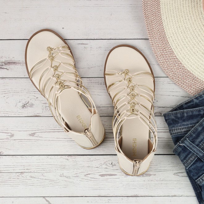 Women Beige Casual Gladiators