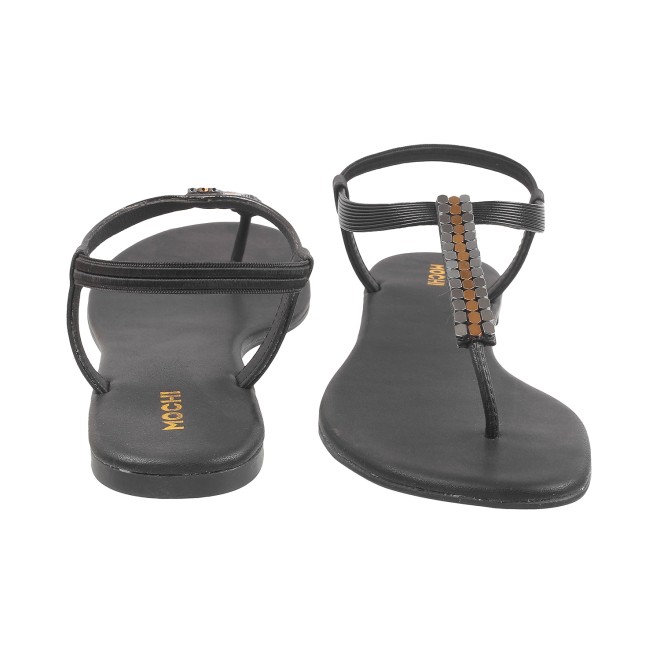 Mochi Women Black Casual Sandals (SKU: 33-903137-11-36)
