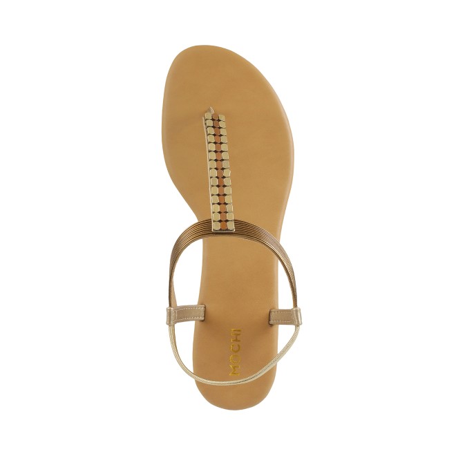 Mochi Women Antic-gold Casual Sandals (SKU: 33-903137-28-36)