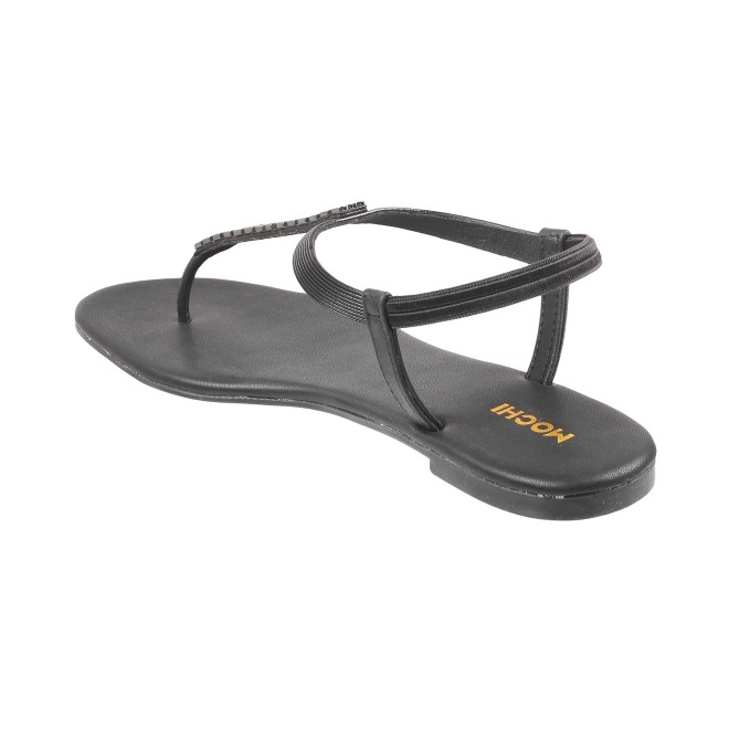 Mochi Women Black Casual Sandals (SKU: 33-903137-11-36)