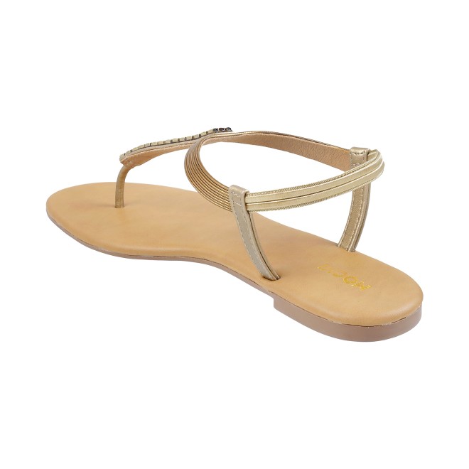 Mochi Women Antic-gold Casual Sandals (SKU: 33-903137-28-36)