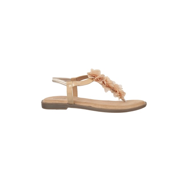Mochi Women Beige Casual Sandals (SKU: 33-916-20-37)