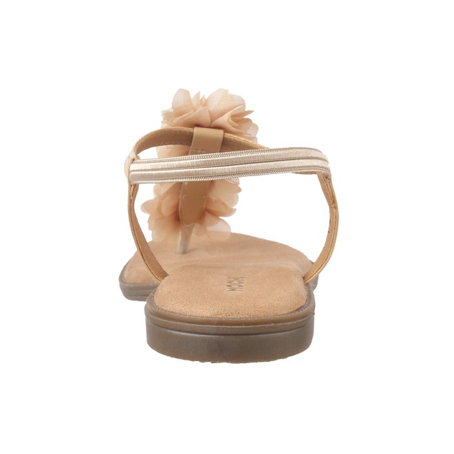 Mochi Women Beige Casual Sandals (SKU: 33-916-20-37)