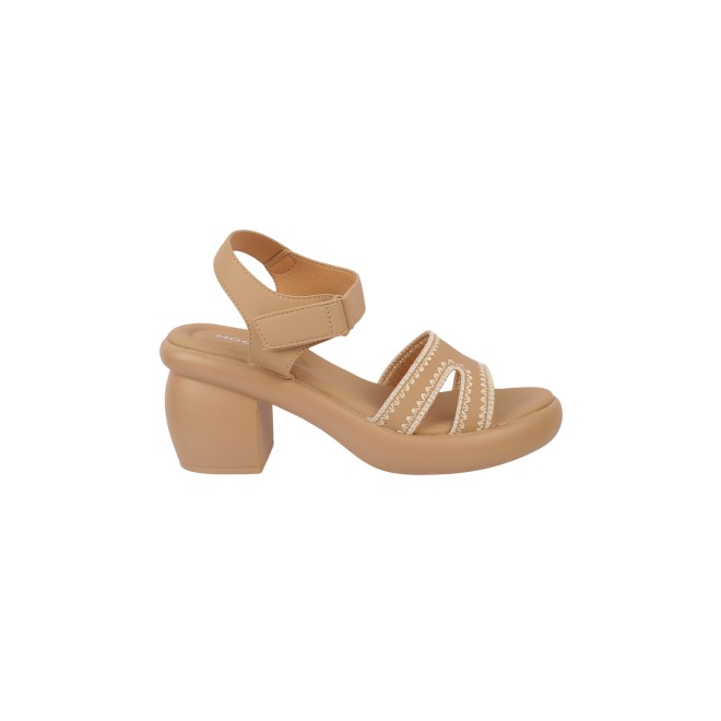 Mochi Women Khaki Casual Sandals (SKU: 33-932-62-40)