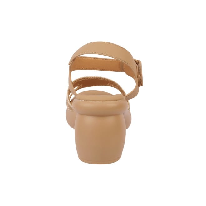 Mochi Women Khaki Casual Sandals (SKU: 33-932-62-40)